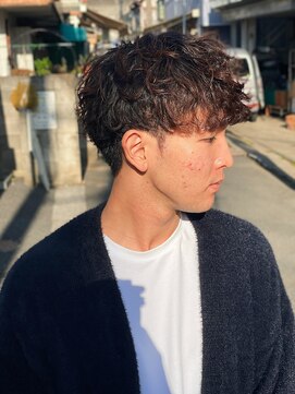 スウェル 船橋店(Swell) ハイライト/マッシュパーマ/ウルフ/アッシュブラック