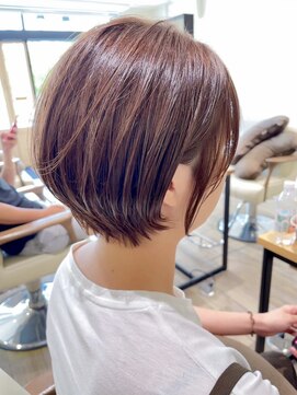 アイ(I.) 【 Ｉ. 】30代からのナチュラル前下がりショートボブ　川口