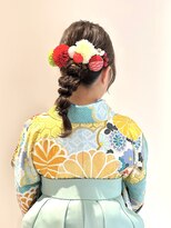 綾橘&nbsp;卒業式　ヘアセット＆袴着付　［所沢］