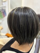 リベーヌプラス 絶壁解消/ひし形/くびれ/斜めバング/60代50代40代/ミセスヘア5C