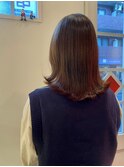 切りっぱなしボブ/エアリーロング/美髪のススメ/ピンクブラウン