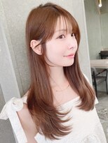 ロンド リリー 銀座(Lond Lily)&nbsp;韓国風レイヤーカット顔周り×髪質改善縮毛矯正[銀座]