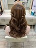 ヘアセット　パールヘアアクセサリー付き♪ 