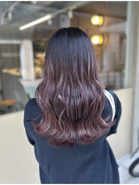 ニコ(niko) 【二村】ピンクラベンダー 髪質改善カラー