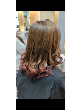 ベルビー(Belle vie) 裾カラー ダメージレスカラー