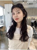 暖色ゆるふわパーマ