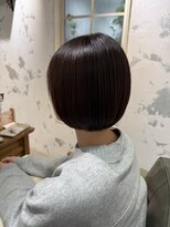 サンバイセライロ 千葉(SAN. by celilo)&nbsp;ショートボブ × オレンジブラウン【千葉優希】