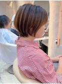 黒髪ボブルフ小顔ワンレンネビージュショート【工藤昴】錦糸町4