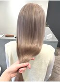 池袋ケアブリーチカラーハイトーンボブハイライトベージュカラー