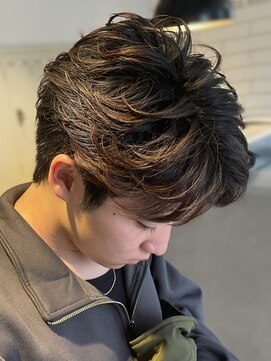 ザコーストバイネオリーブ 辻堂店(The coast by neolive) フェザーパーマメンズフェザーショート