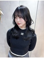 ロンドクロエ 横浜(Lond Chloe)&nbsp;ブルーブラック×レイヤーカット【横浜】