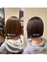 ノエル(NOEL)&nbsp;前下がり切りっぱなしボブ