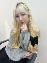 編みたらし　渋谷ヘアメ　アイドルヘア