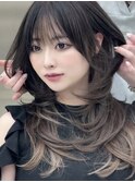 韓国パーマ/コテ巻き風パーマ[レイヤーカット/渋谷]