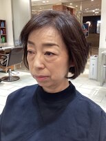 レイヤーボブレッドヴィオレットブラウン