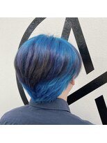 アルケム 学芸大学(AlChem)&nbsp;【Hana指名】残留部分はネイビーで［学芸大学前/ハイトーン］