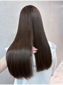ホワイトグレージュ /チェリーブラウン[髪質改善/ヘアセット]