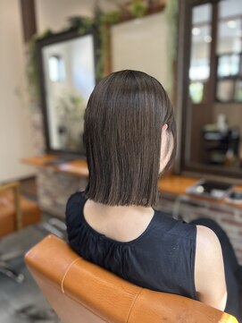 オーシー 四ツ井店(O'sea) タッセルボブ×顔周りレイヤー