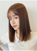 《CODE.LINE》切りっぱなしボブ_前髪ありボブ_大人ボブ