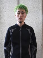 アンジェ(ange)&nbsp;ネオングリーン/スパイキーショート(加藤玲)