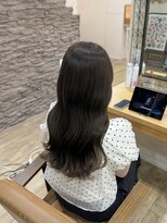 ヘア カンパニー トワ 千葉店(TOWA)&nbsp;千葉/千葉駅/ダブルカラー/オリーブグレー/黒髪/ヘッドスパ