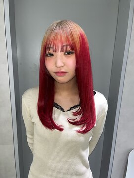 ノイル バイ キートス(neul by kiitos) ベージュ×レッド