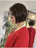 【Nico】佐藤有華／ハッシュボブ／あごラインボブ／20代