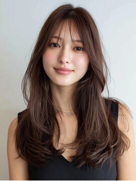 レリーアンテ 大阪梅田(Rely ante) レイヤーカット アッシュベージュ 髪質改善