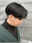 MEN’S HAIRセンターパートスパイラルパーマニュアンスパーマ