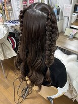 ベルデイズ 横浜西口店(BELDAYS)&nbsp;三つ編みハーフツイン