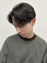 キイ ギンザ(k.e.y GINZA) メンズ毛流れセンターパートメンズカット銀座