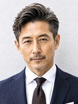 ソレリア(Soleria)&nbsp;イケオジ束感かき上げヘア/グレーカラーで白髪ぼかし