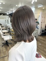 エアージーモ 門司店(AIr G mo)&nbsp;結べるレイヤースタイル　グレージュカラー