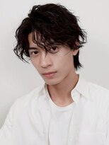 メンズサロン ガウディ 梅田茶屋町店(men's salon Gaudi)&nbsp;メンズカット×シャドウパーマ×センターパート