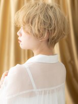 カバーヘア ブリス 志木南口駅前店(COVER HAIR bliss)&nbsp;ハイトーンカラー金髪ブロンドイメチェンマッシュウルフ20代W