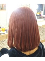 ブロッサム ヘアデザイン(blossom) ブリーチオンカラーでピンクヴァイオレット