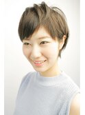 ツヤ感! 大人 かわいいショートヘア