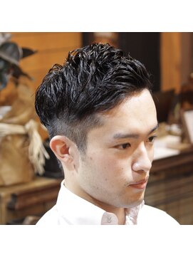 カイバーバーバイウッズ(Kai Barber by woods) men's cut perm
