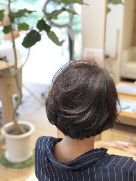 アスピリーフ(ASPILEAF) 【ASPILEAF】ショコラグレージュ 柔らかナチュラルボブ