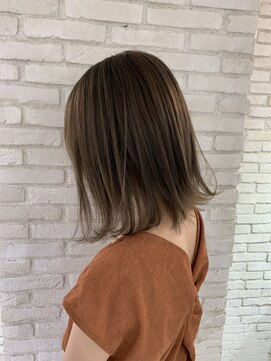 ロンド 表参道店(Lond) 切りっぱなしボブ＊大人気透け感グレージュ＊
