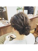【パーティーヘアセット】編み込みフルアップヘアセット