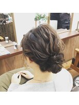 サロンド クラフト(salon de craft) 【パーティーヘアセット】編み込みフルアップヘアセット