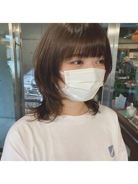 ギフトサニーサイド(gift sunny side) ミディアムレイヤーウルフ＊