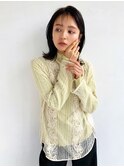 〇トレンド うぶ毛バング お洒落hair
