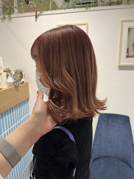 ロンドルーチェ 心斎橋(Lond luce) ダークアッシュ/ミディアムレイヤーカット［髪質改善/縮毛矯正］