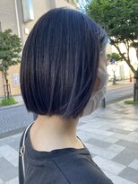 リジョイスヘア(REJOICE hair) 【REJOICE hair】アッシュヴァイオレット×パッツンボブ