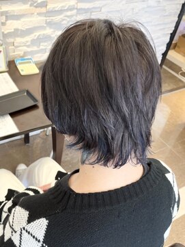 ヘアークリアー 春日部 寒色ミックスインナーカラー/チラ見え可愛い/トップボリューム