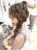 編みおろし、サイド