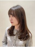 ふんわりロング×低めレイヤー