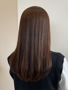 アトリエコア(Atelier Coa) ミルクティーベージュカラーくびれヘアグレージュカラー韓国